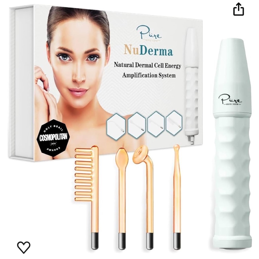 NuDerma high frequency wand and face sheets
